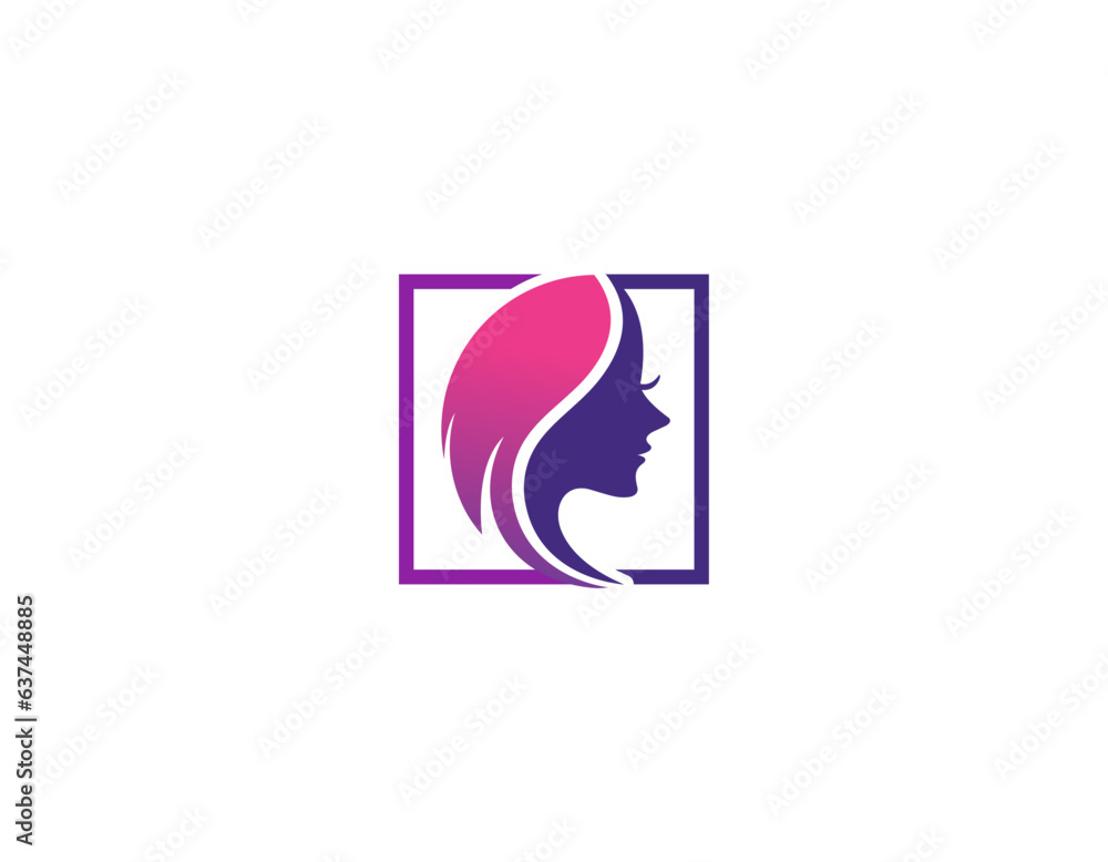 Beauty logo. Abstract Beauty logo design, made of various geometric shapes in color. Beauty logo. Abstract Beauty logo design, made of various geometric shapes in color.
