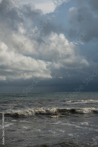 clouds over the sea