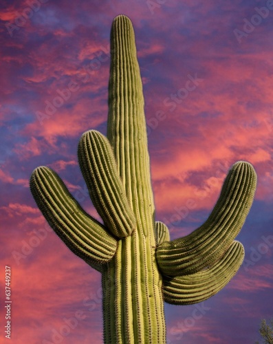 Saguaro cactus in the Arizona desert near Saddlebrook