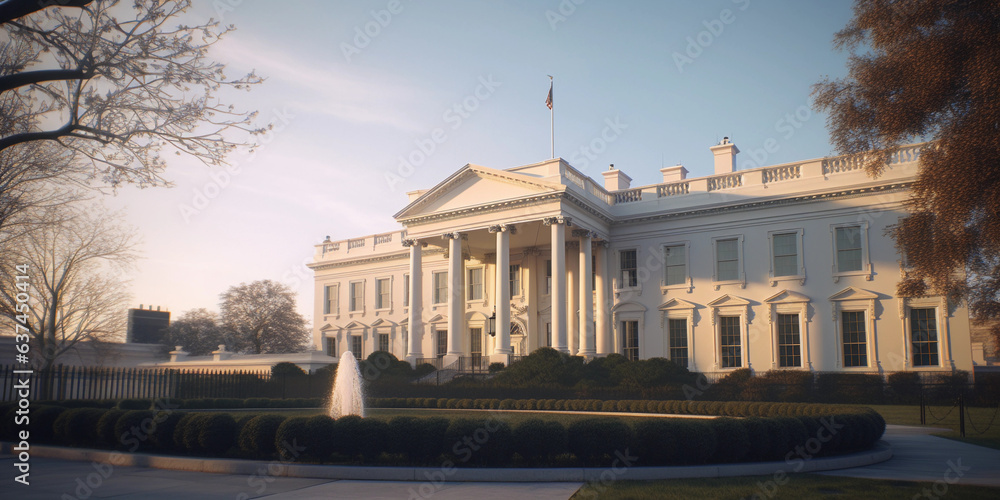 Obraz premium white house during day time 