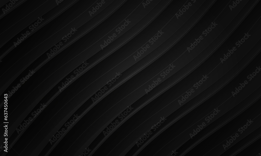 Abstract Beautiful Solid Black Background With Striped Lines