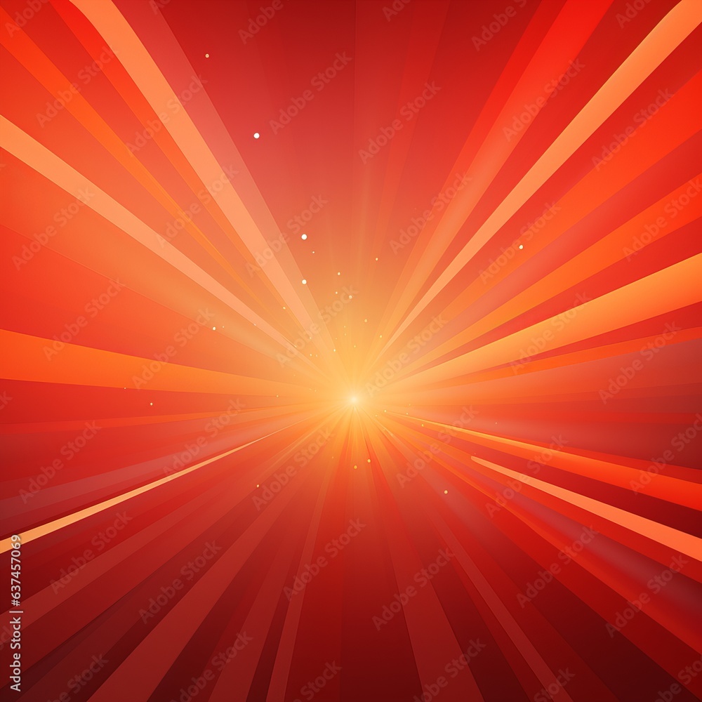 Obraz premium red star burst