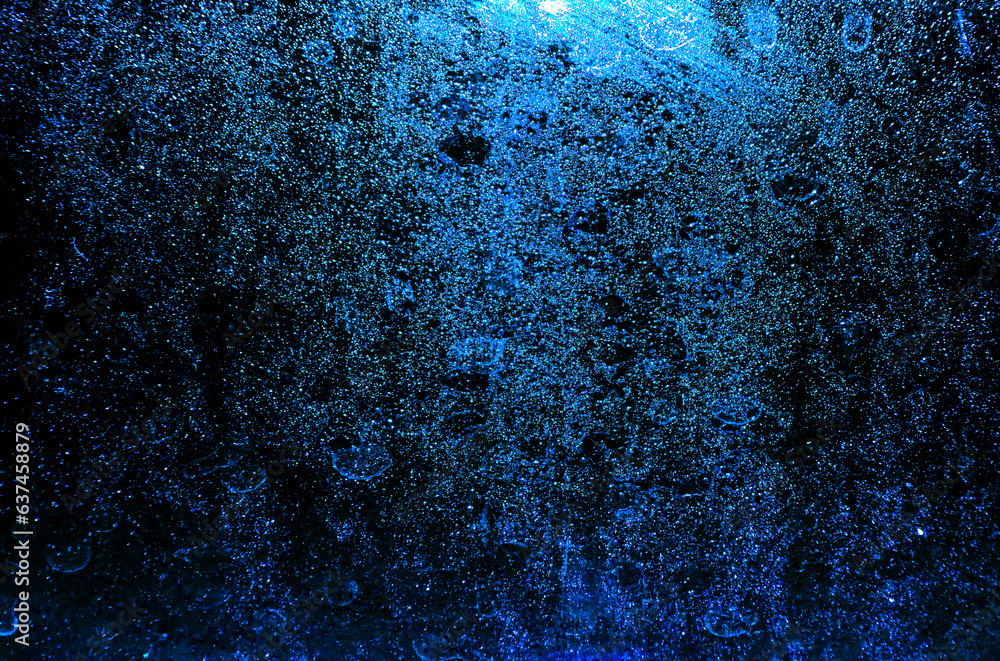 Obraz premium Black dark blue orange red brown shiny glitter abstract background with space. Twinkling glow stars effect. Like outer space, night sky, universe. Rusty, rough surface, grain.