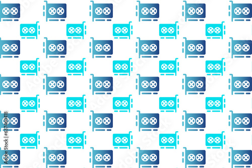 Abstract Video Card Pattern Background