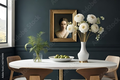 interior with flowers