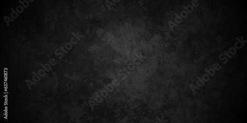 Dark Black background texture, old vintage charcoal black backdrop paper with watercolor. Abstract background with black wall surface, black stucco texture. Black gray satin dark texture luxurious.