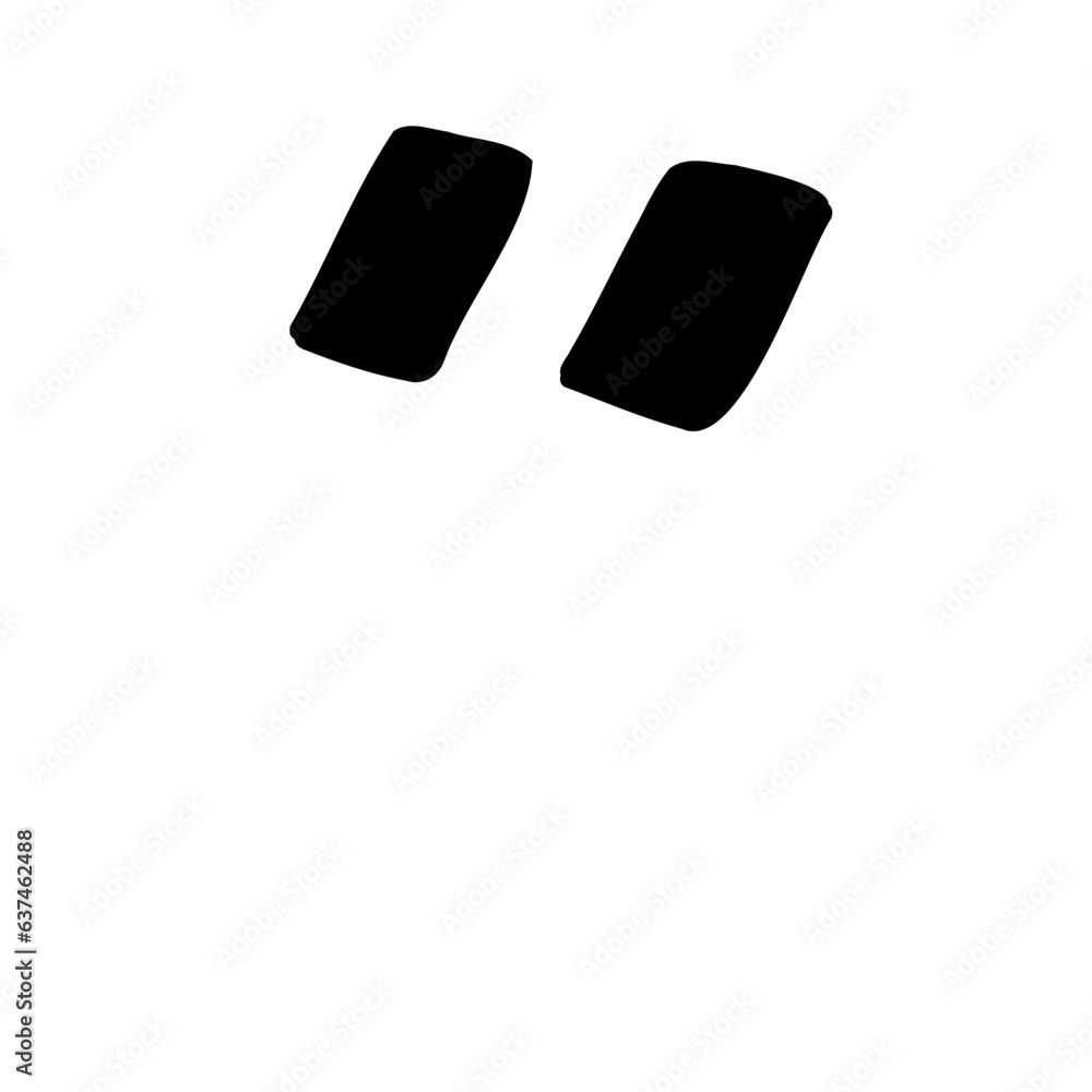 Symbol quotation mark bold font in doodle hand drawn style isolated on white background. For logo, presentation, branding, education, font, signboard, lettering. Symbol quotation mark bold font in doodle hand drawn style isolated on white background. For logo, presentation, branding, education, font, signboard, lettering.