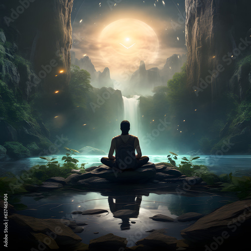 spiritual meditation background