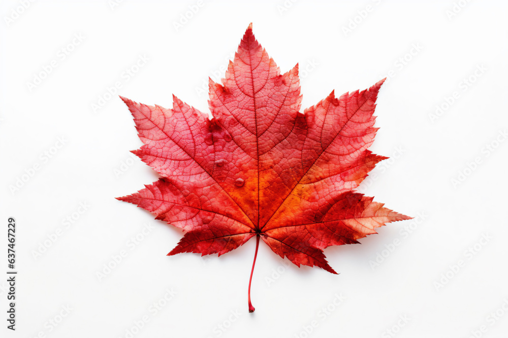 a red leaf on a white surface a red leaf on a white surface