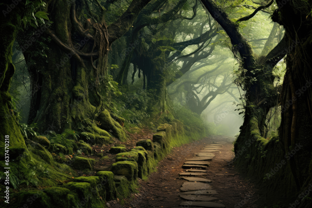 Enchanted Path Leading to Mystical Secrets Enchanted Path Leading to Mystical Secrets