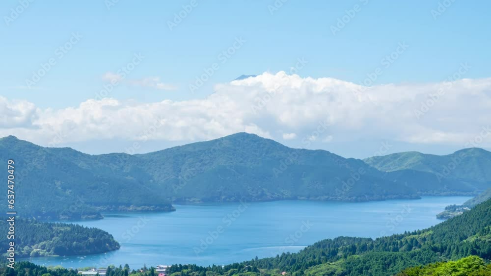 積乱雲タイムラプス 芦ノ湖 積乱雲タイムラプス 芦ノ湖