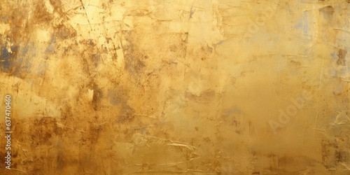 Gold background, Textured wall painted with golden color, Gold concrete texture, generative ai