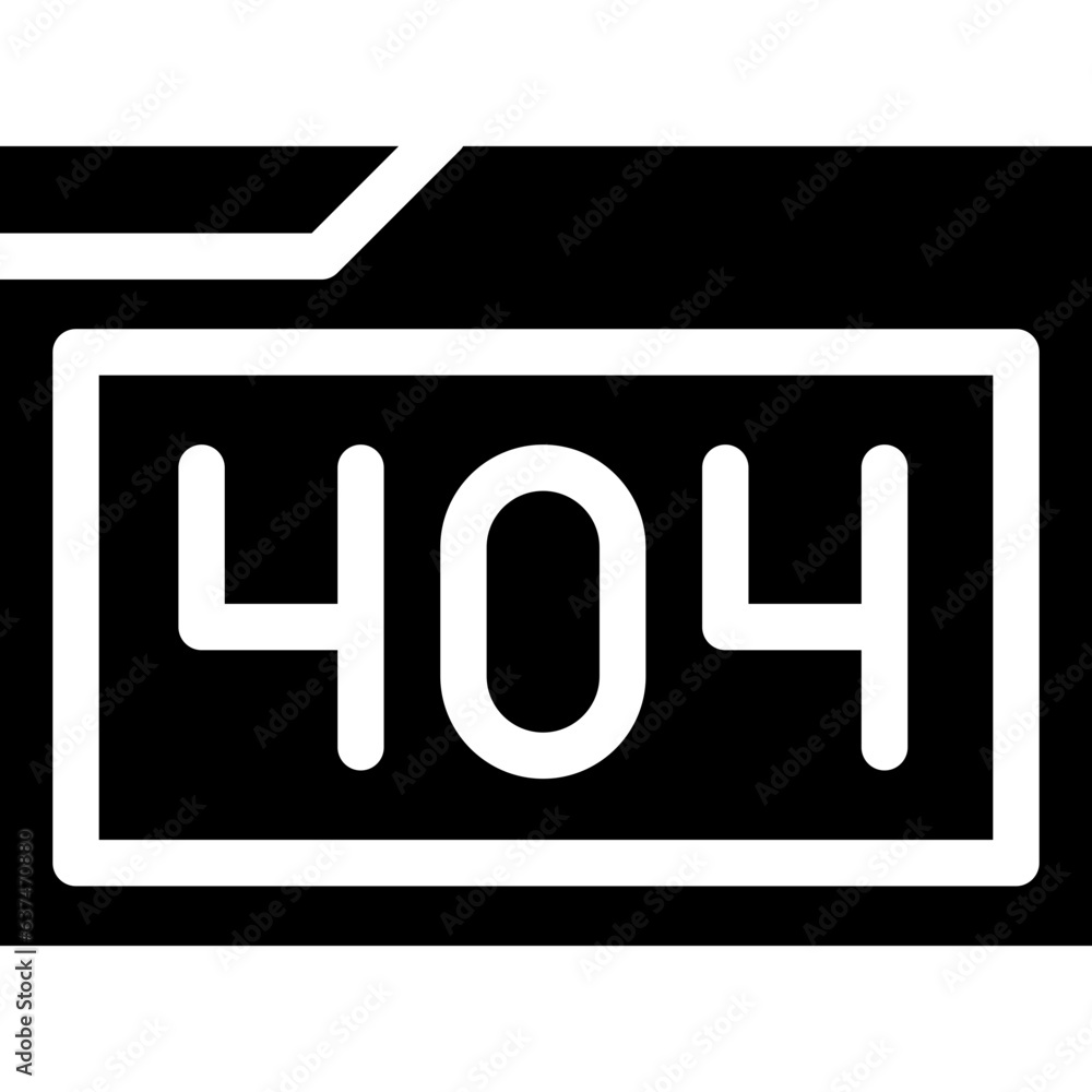 Error 404 Icon Error 404 Icon