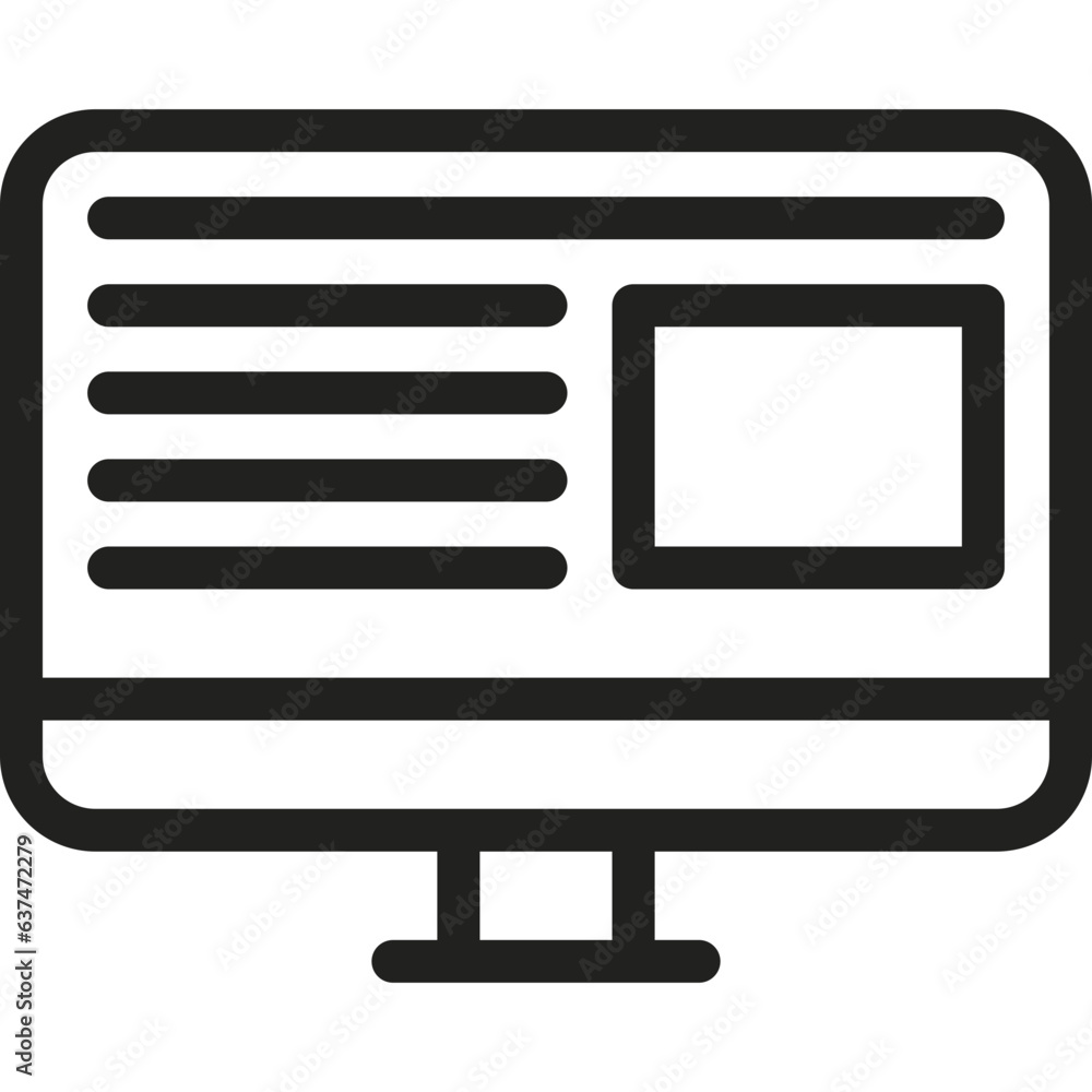 Banner Line Icon Banner Line Icon