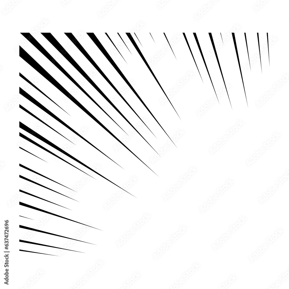 Fototapeta premium Speed Line Comic