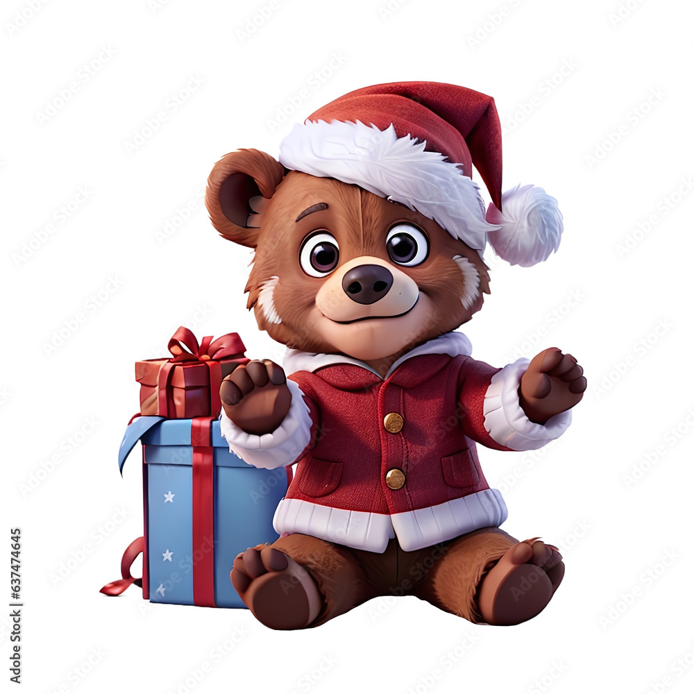 Rustic Christmas Valentine Teddy Bear Bundle Svg Png Clipart, Christmas