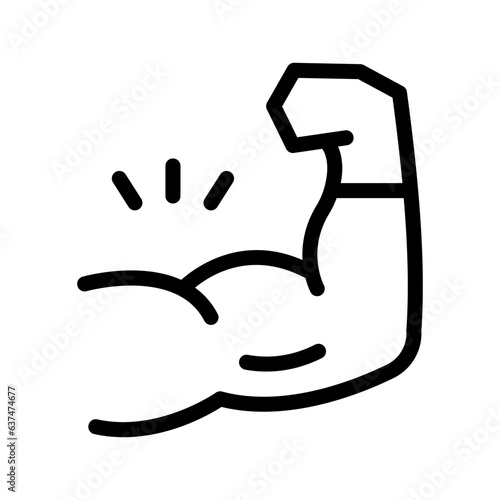 strong line icon illustration vector graphic. Simple element illustration vector graphic, suitable for app, websites, and presentations isolated on white background