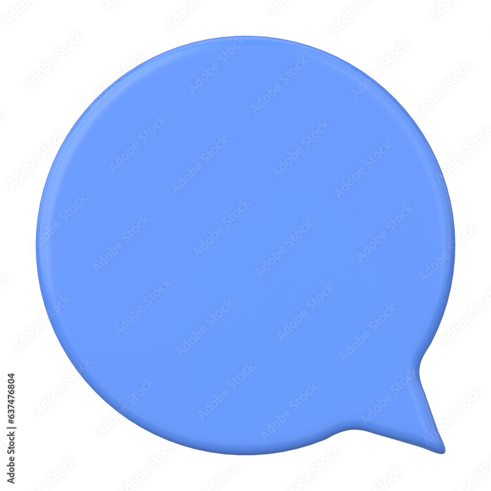 Speech bubble. Chat bubble. 3D illustration. Speech bubble. Chat bubble. 3D illustration.