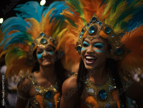 Brazil carnival dancers
