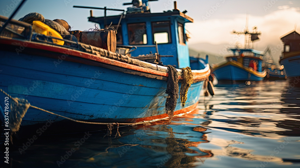 Old fishing boat