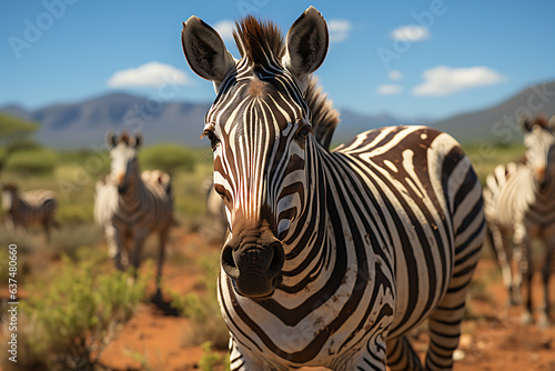 striped zebra in africa,african animals