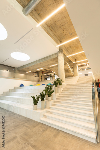 Interior of big office spac...