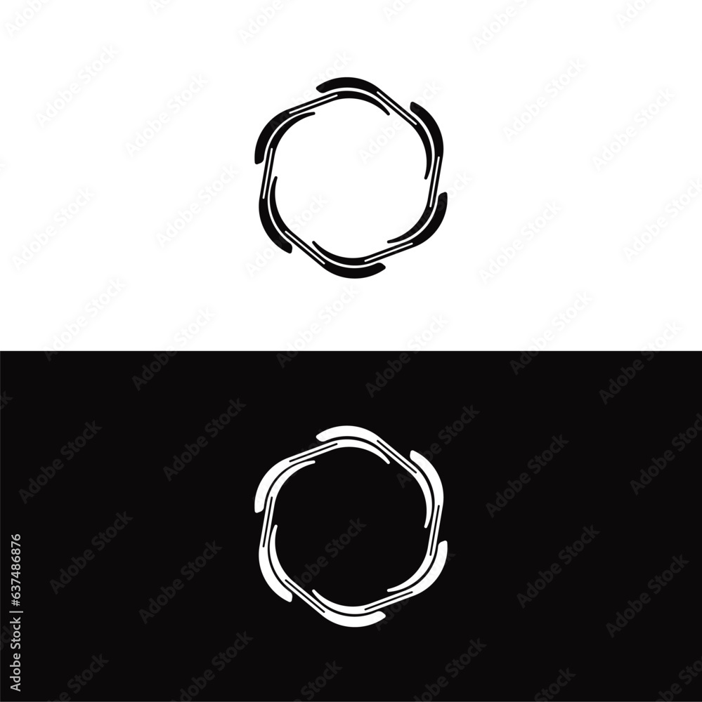 Round circular banner frames, borders .Circle vector logo template design Round circular banner frames, borders .Circle vector logo template design