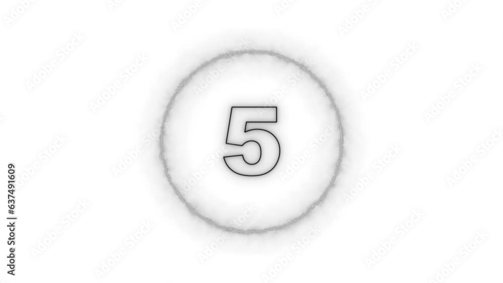 10 to 0 alien neon grayscale led lights HUD countdown timer. The laser ray draws numbers and a counter on a white background. High quality 4k footage 10 to 0 alien neon grayscale led lights HUD countdown timer. The laser ray draws numbers and a counter on a white background. High quality 4k footage