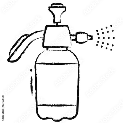 Hand drawn pesticides icon