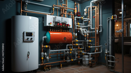 Boiler System in Basement, Efficient Heating System Below Ground