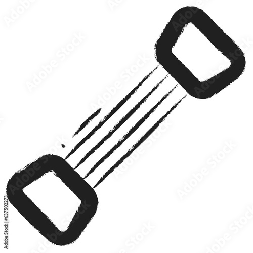 Hand drawn Chest Expander icon