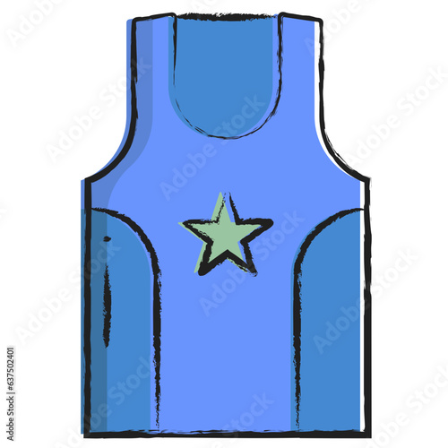 Hand drawn Tank To icon