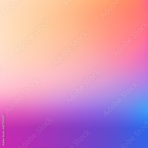Bright Gradient Vector Illustration with Blue, Purple, Orange, and Yellow, Colorful Motion Design with Glow and Space Concept