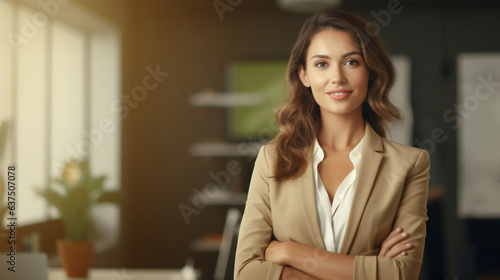 portrait of a businesswoman Young Happy Smiling Professional