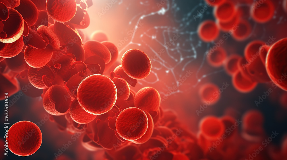 Transparent red blood cells molecules Transparent red blood cells molecules