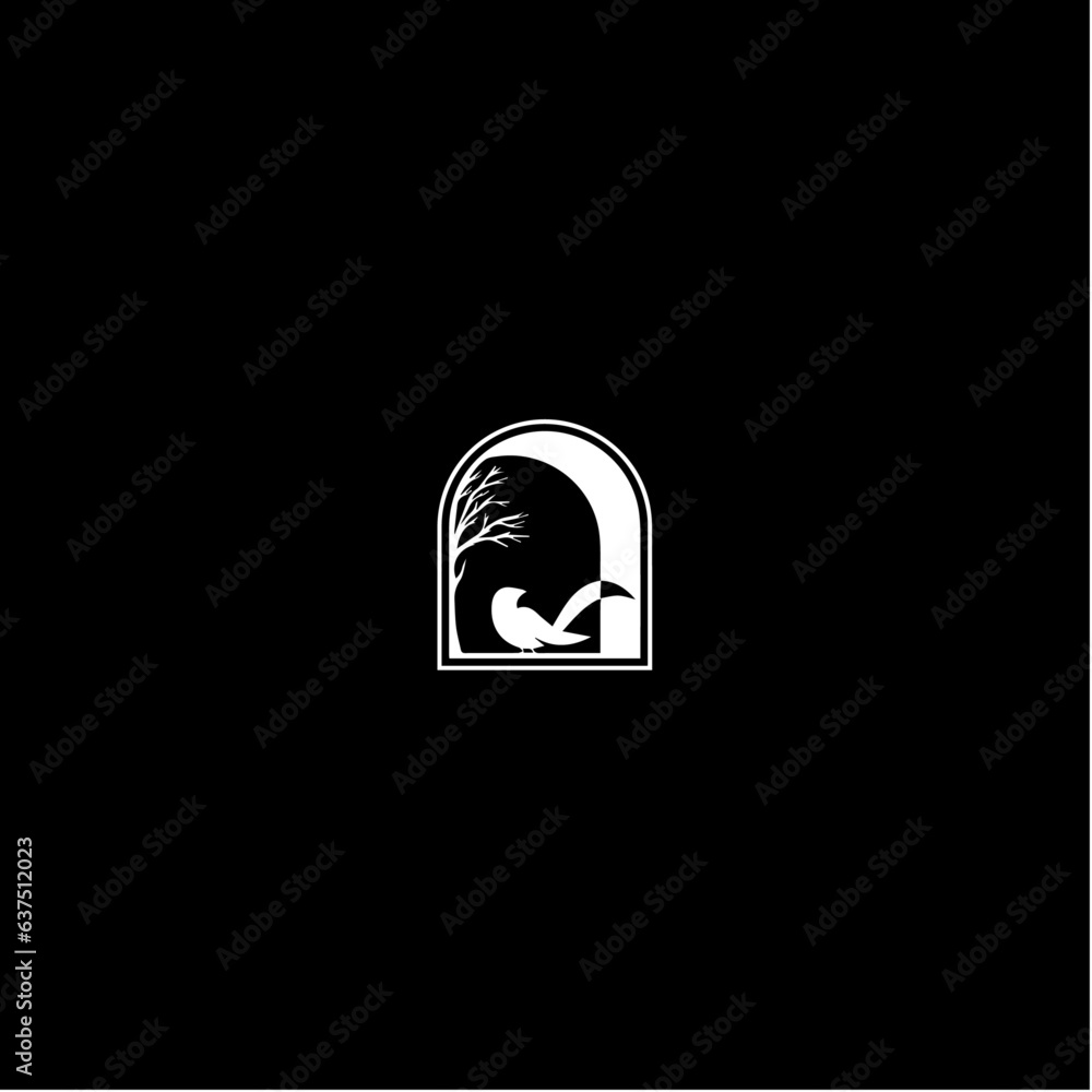 door and bird logo door and bird logo