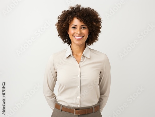 Beautiful black woman portr...