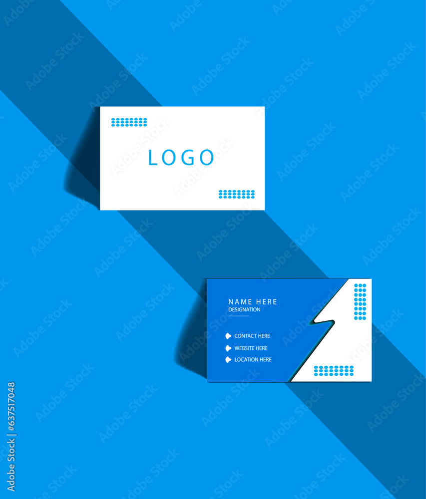 Modern and clean professional Creative business card template Modern and clean professional Creative business card template