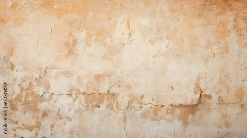 Un mur d'une maison abîmée par l'humidité d'un logement type passoire thermique avec un mauvais dpe.. 