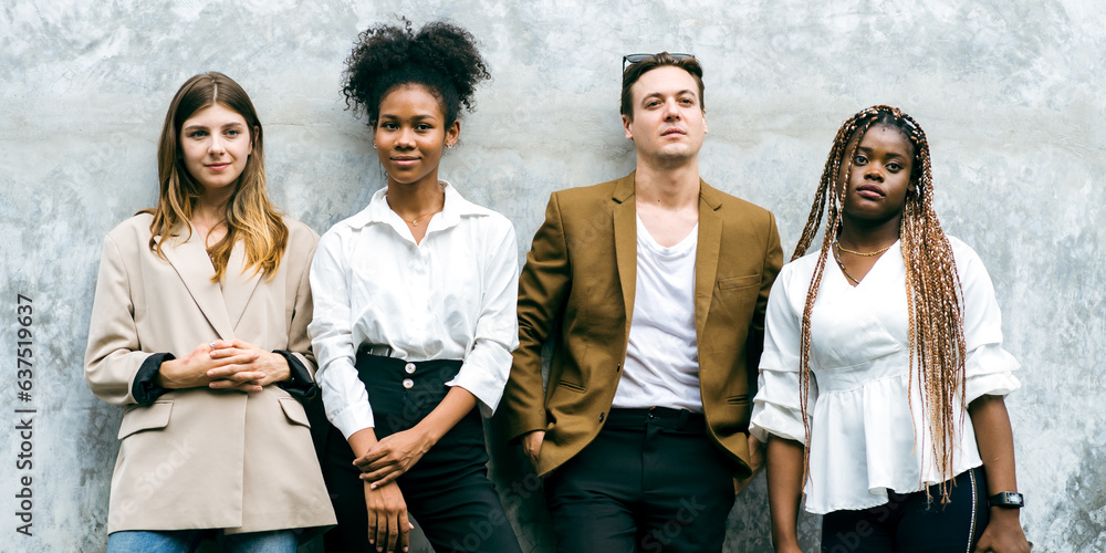 Multiracial young creative people in modern office. Group of young business people are working together, Successful hipster team in co-working space, Freelancers startup partner team concept Multiracial young creative people in modern office. Group of young business people are working together, Successful hipster team in co-working space, Freelancers startup partner team concept