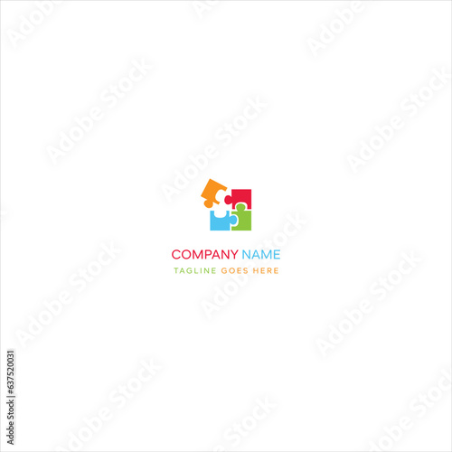 Autism Awareness Day. It's okay to be different. Trend lettering. Multicolored puzzle of brush strokes. Healthcare concept. Vector illustration on white background
