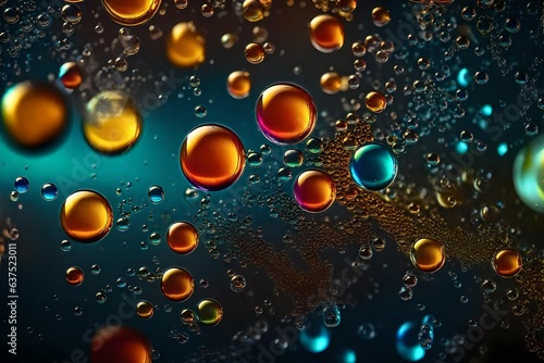 water drops on glass