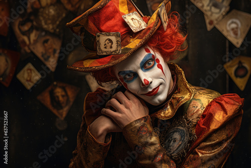 Obraz na płótnie Portrait of a jester