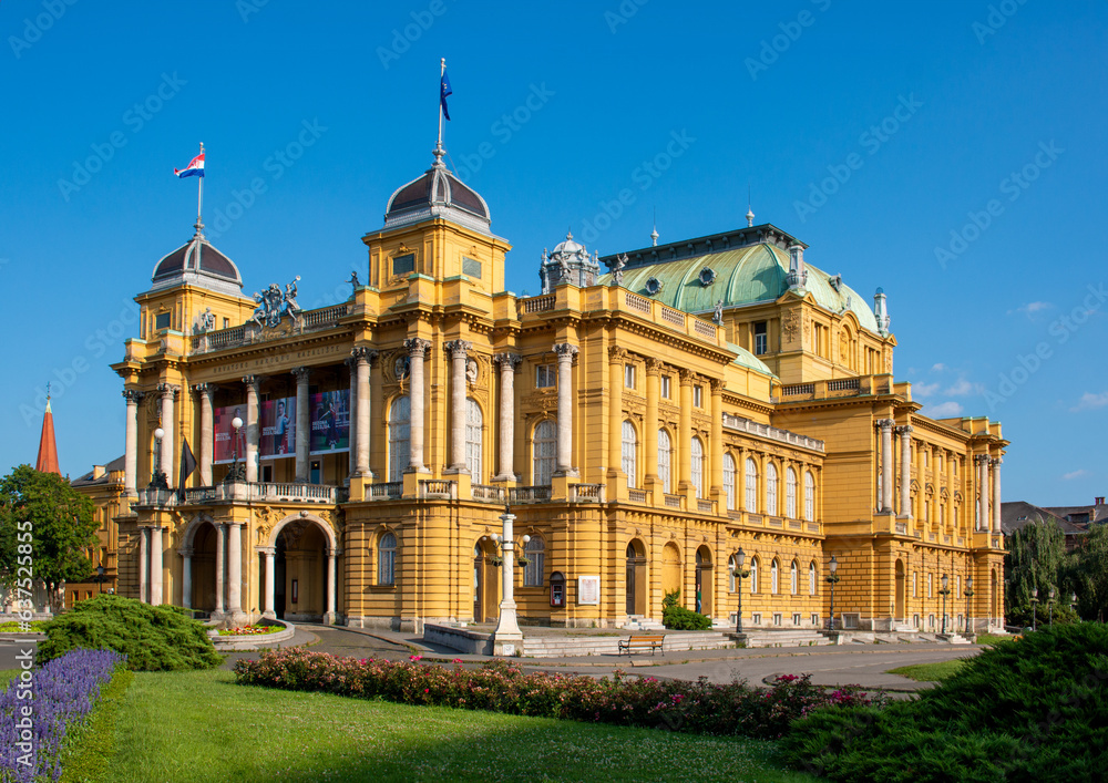 Croatian National Theatre (Hrvatsko Narodno Kazalište) Zagreb in the state of Zagreb Croatia