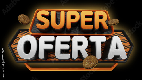 selo 3d ''super oferta''