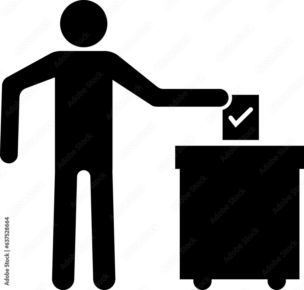 Election, Vote. Voting Ballot Box Icon Election, Vote. Voting Ballot Box Icon