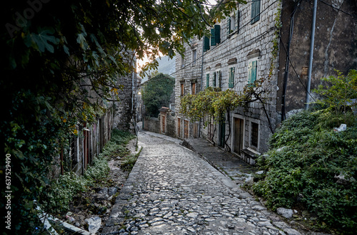street in Montenegro photo