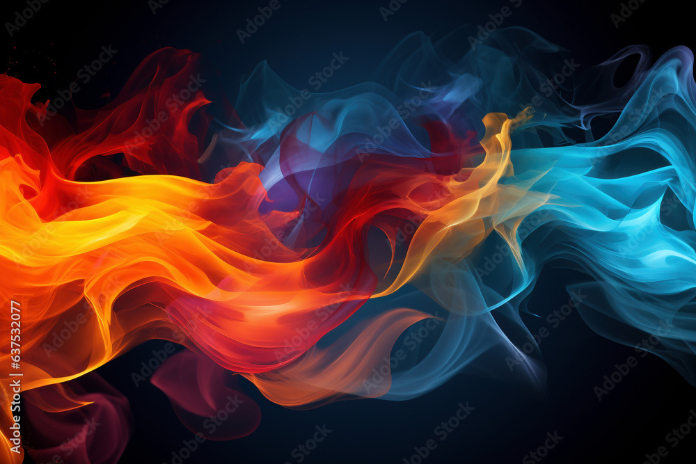 vibrant flames and fire wallpaper background