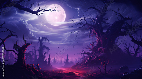 halloween night background