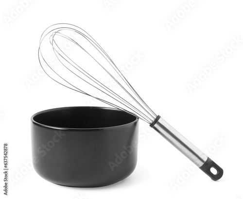 Stainless steel whisk and b...